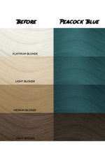 Crazy Color 45 Peacock Blue 100ml - Image 2