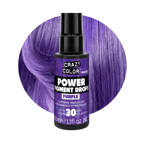 PC002551.png Crazy Color Power Pigment Drops Purple 30ml - Image 1