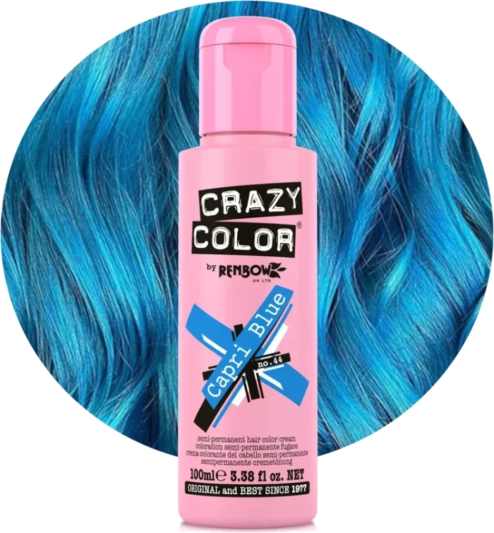 Crazy Color 44 Capri Blue 100ml