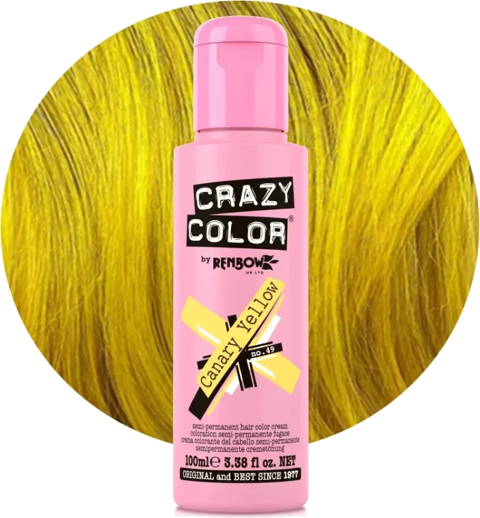 Crazy Color 49 Canary Yellow 100ml