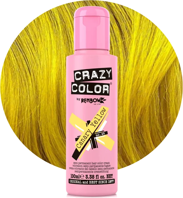 Crazy Color 49 Canary Yellow 100ml