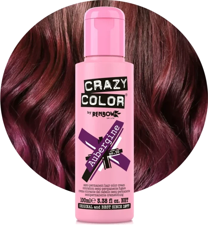 Crazy Color 50 Aubergine 100ml