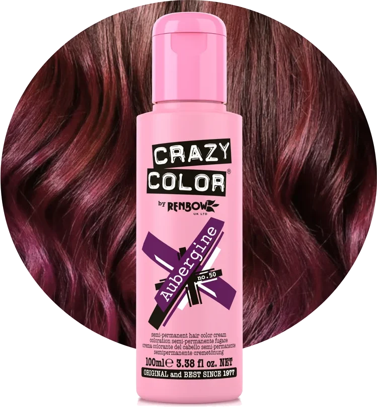 Crazy Color 50 Aubergine 100ml