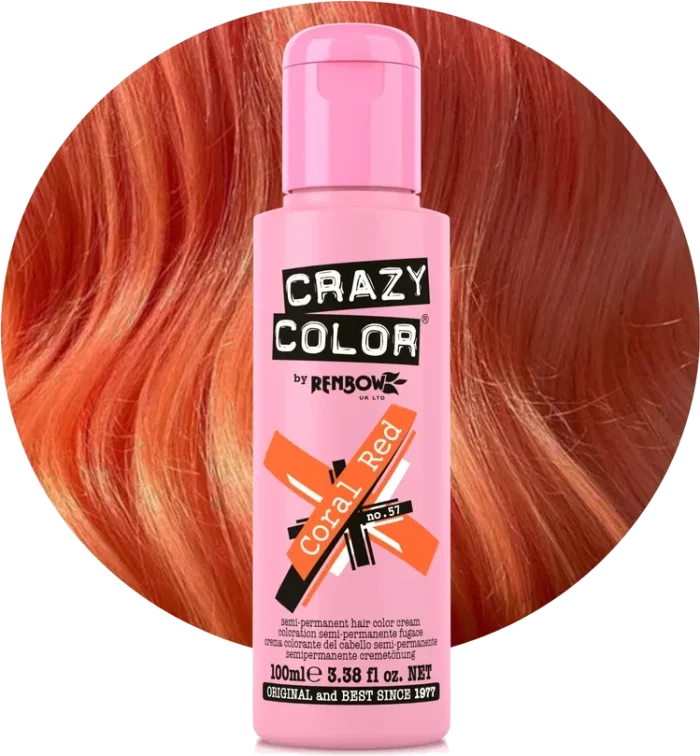 Crazy Color 57 Coral Red 100ml