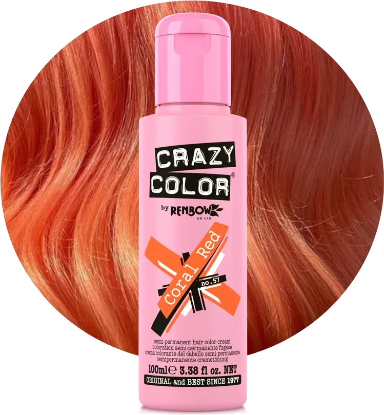 Crazy Color 57 Coral Red 100ml