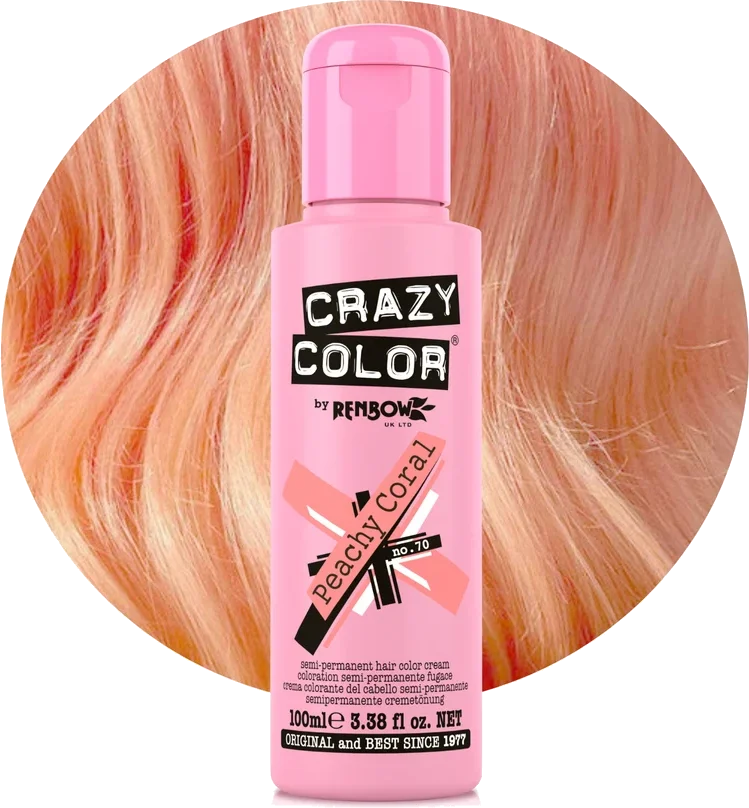 Crazy Color 70 Peachy Coral 100ml
