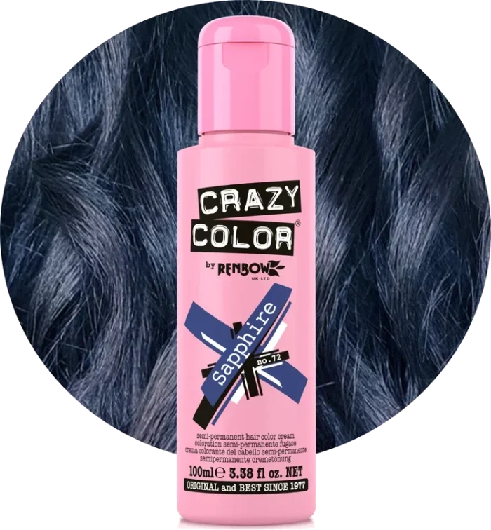 Crazy Color 72 Sapphire 100ml
