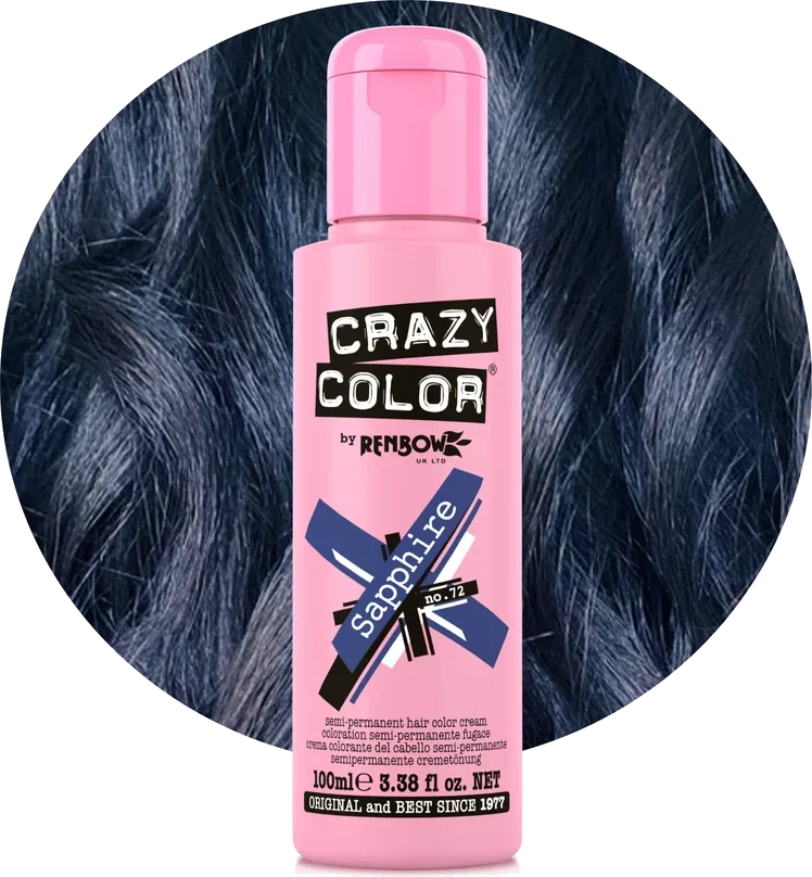 Crazy Color 72 Sapphire 100ml