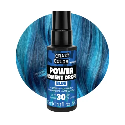 Crazy Color Power Pigment Drops Blue 30ml